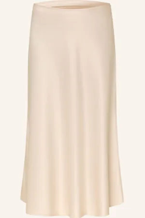 Juvia Spódnica Satynowa Fleur beige