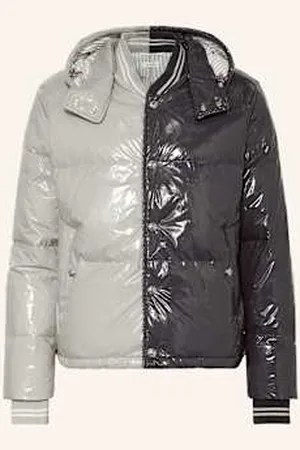 Thom Browne Kurtka Puchowa Z Odpinanym Kapturem grau