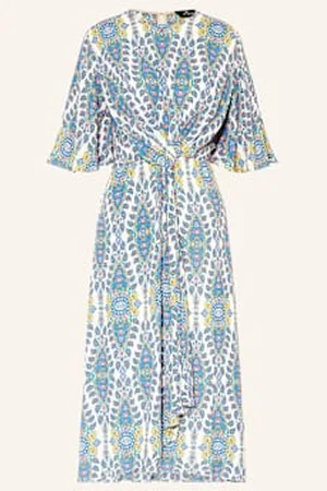 Etro Sukienka W Stylu Kopertowym weiss