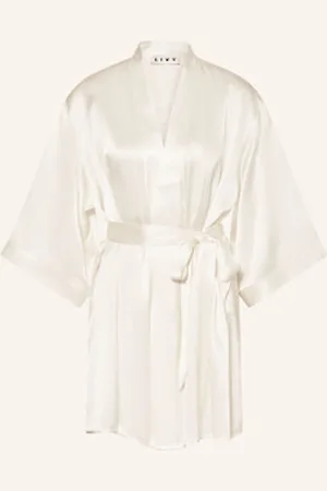 Livy Kimono Damskie Kimilord Z Jedwabiu weiss