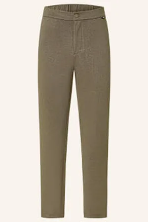Calvin Klein Spodnie Dżersejowe Tapered Fit gruen