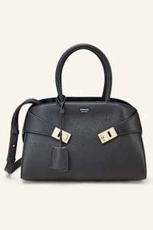 Salvatore Ferragamo Torebka Hug Small schwarz