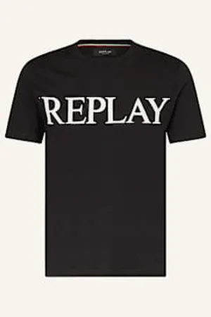 Replay T-Shirt schwarz