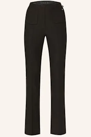 Marc Cain Spodnie Z Bouclé Frederica schwarz