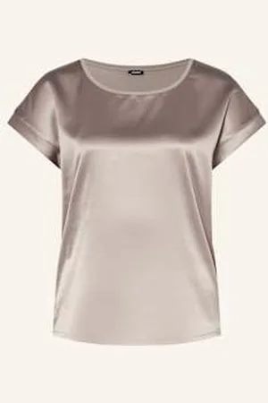 JOOP! T-Shirt Taila Z Mieszanki Materiałów beige
