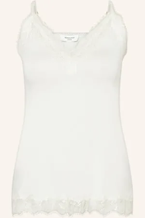 Rosemunde Top Billie Z Koronkowym Obszyciem beige