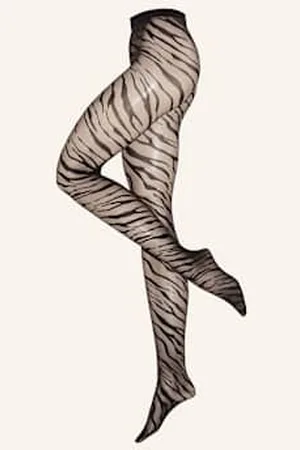 Wolford Rajstopy Tiger schwarz