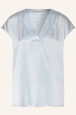 The Mercer Bluzka Z Jedwabiu blau