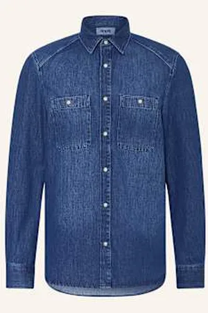 Drykorn Koszula Jeansowa Nowen Regular Fit blau