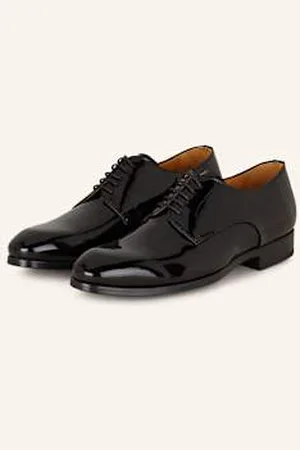 Magnanni Lakierowane Buty Sznurowane schwarz