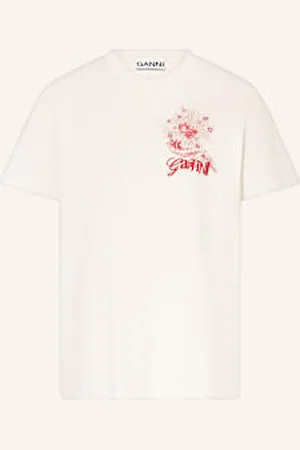 Ganni T-Shirt weiss