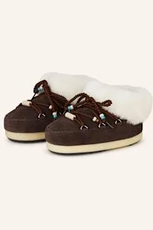 Moon Boot S Evx Suede Beads braun