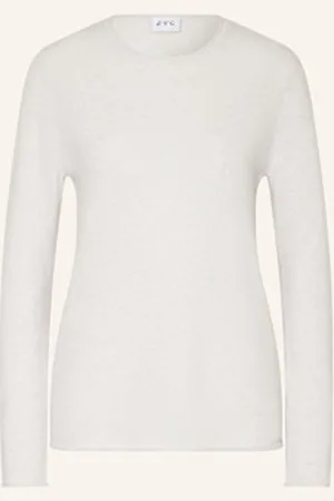 FTC CASHMERE Sweter Z Kaszmiru grau