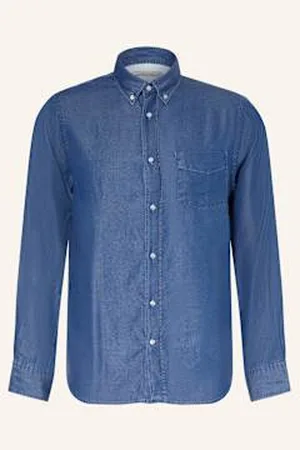 OFFICINE GENERALE Koszula Bart Regular Fit W Stylu Jeansowym blau
