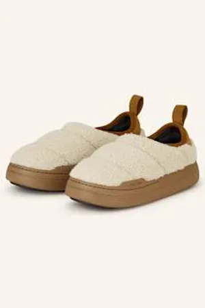 Moon Boot Pantofle Na Platformie Park Puffer Fleece braun