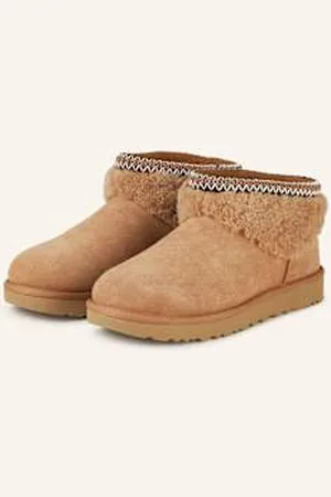 UGG Botki Classic Ultra Mini braun