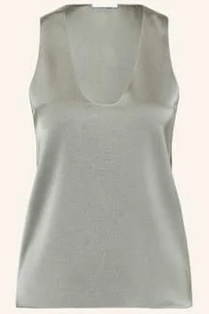 Patrizia Pepe Top Satynowy grau
