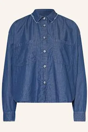 lilienfels Bluzka Jeansowa blau