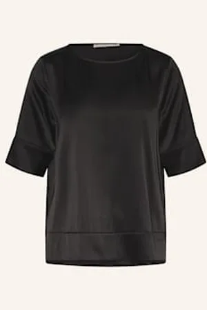 The Mercer Bluzka Z Jedwabiu schwarz