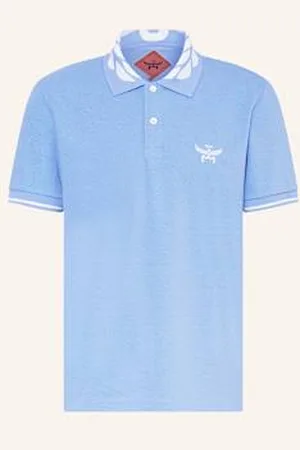 MCM Koszulka Polo Z Piki blau