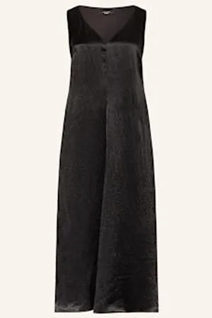 Max Mara Sukienka Satynowa Cima schwarz