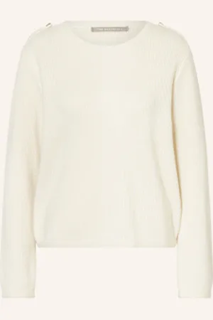 The Mercer Sweter Z Kaszmiru weiss