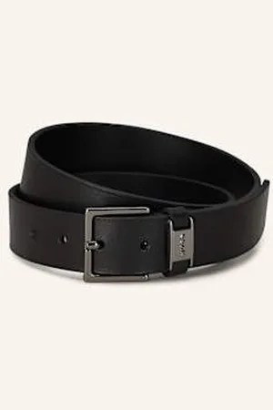 HUGO BOSS Pasek Skórzany Giove schwarz