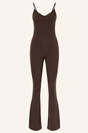 Lululemon Kombinezon Z Dżerseju Align™ Mini-Flare braun