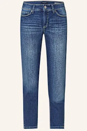 Cambio Jeansy 7/8 Piper blau