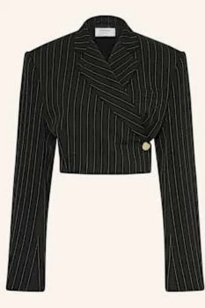 Sportmax Krótki Blezer Utopia Z Mieszanki Materiałów schwarz