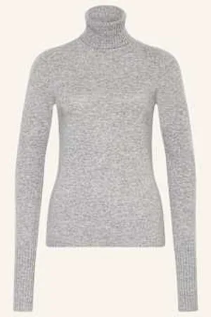 FTC CASHMERE Golf Z Kaszmiru grau