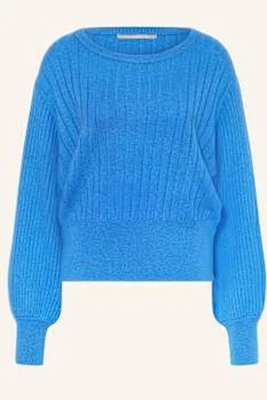 The Mercer Sweter Z Kaszmiru blau
