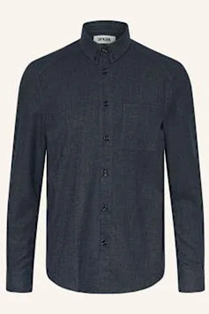 Drykorn Koszula Z Flaneli Liet Regular Fit blau