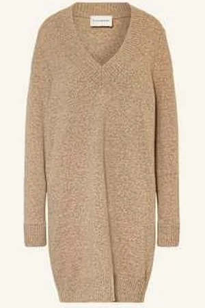 Closed Sukienka Z Dzianiny beige