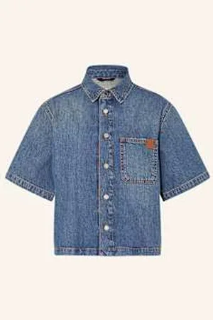 haikure Bluzka Jeansowa Olive blau