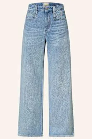 Marant Etoile Jeansy Straight Lemony blau