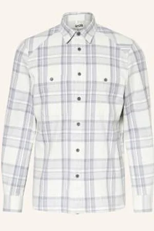 Drykorn Koszula Flanelowa Nowen Regular Fit grau