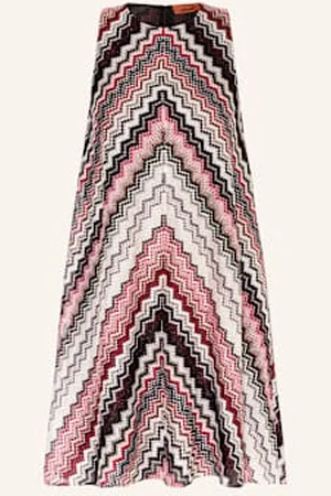 Missoni Dzianinowa Sukienka Z Błyszczącą Przędzą rosa