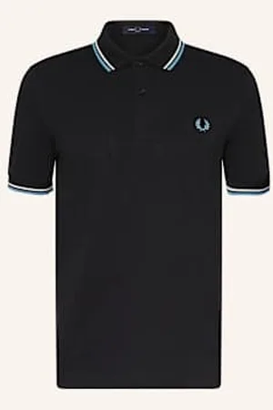 Fred Perry Koszulka Polo Z Piki schwarz