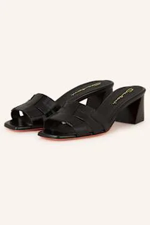 santoni Klapki Typu Mules Venere schwarz