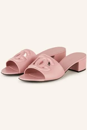 Dolce & Gabbana Klapki Typu Mules rosa