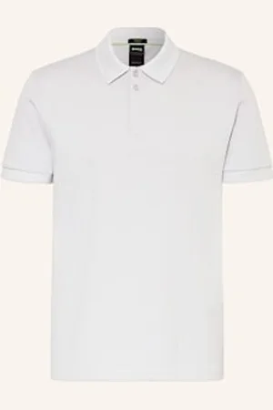 HUGO BOSS Koszulka Polo Z Dżerseju Paddy Curved Regular Fit grau