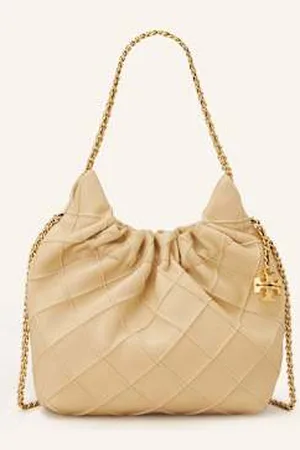 Tory Burch Torba Worek Fleming beige