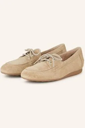 Paul Green Mokasyny Żeglarskie beige