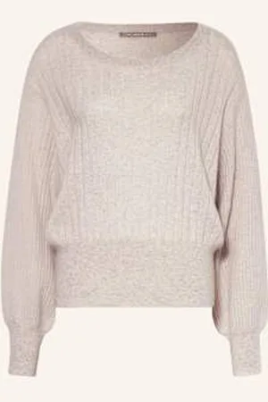 The Mercer Sweter Z Kaszmiru grau