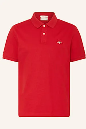 GANT Koszulka Polo Z Piki Regular Fit rot