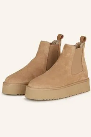 Copenhagen Shoes Botki Chelsea cph259 beige