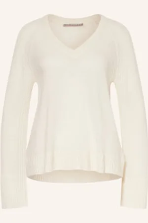 The Mercer Sweter Z Kaszmiru weiss
