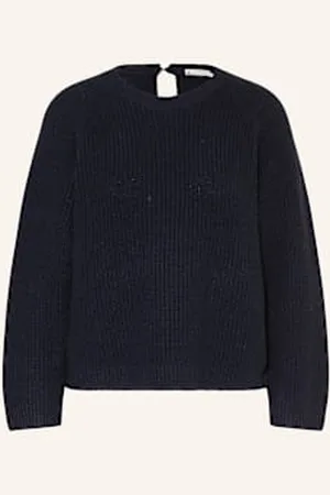 FTC CASHMERE Sweter Z Kaszmiru blau