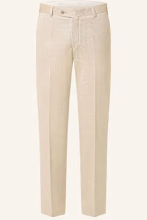 Wilvorst Spodnie Garniturowe Slim Fit beige
